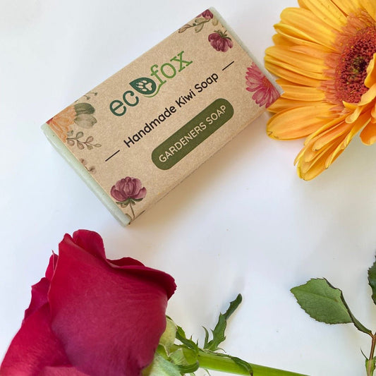 Natural handmade Gardeners Soap with pumice and nourishing oils to revitalise tired, hard-working hands