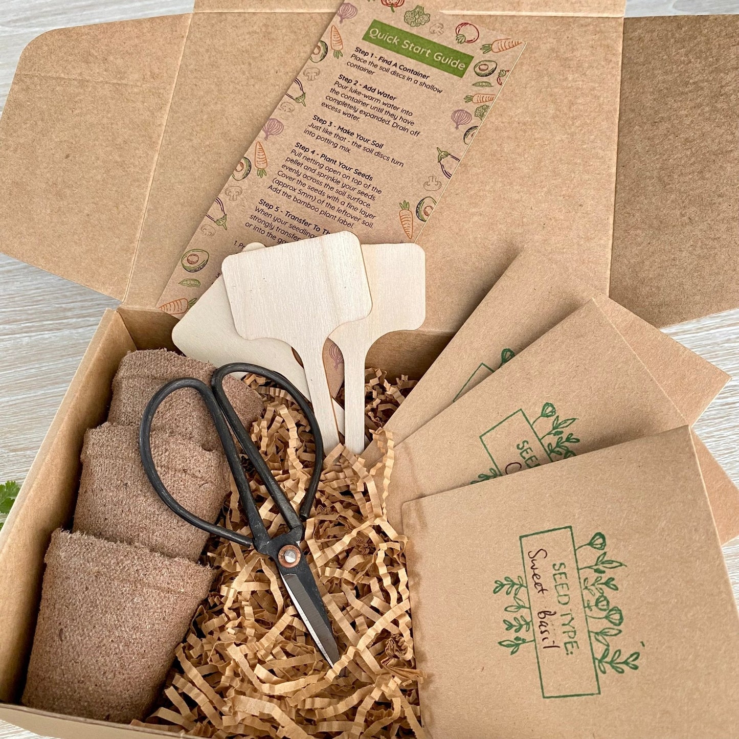 Eco Fox grow your own seed kits make the perfect gift. They include all you need to start your own mini garden. They are made up of a range of biodegradable and recyclable products.